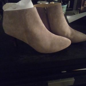 Suede booties size 11